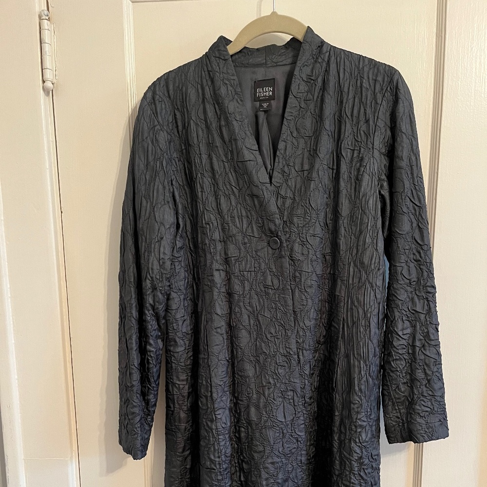 Eileen Fisher Silk jacket - Like New!!! - Picture 1 of 8